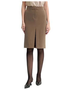 Isabelle Blanche Rokken ,Groen ,Polyester Minirok - Naturel