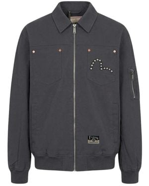 Evisu Bomber Jackets - Gris