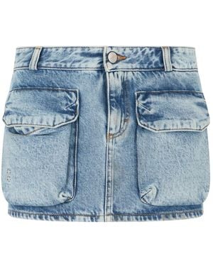 ICON DENIM Denim Skirts - Blue