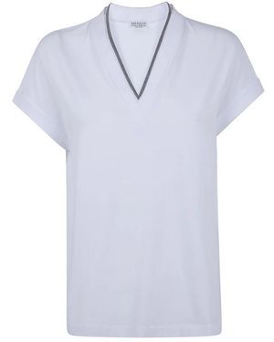 Brunello Cucinelli T-Hemden - Blauw