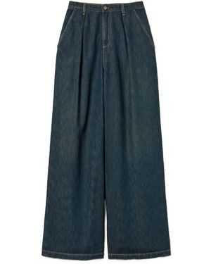 Twinset Wijde Jeans - Blauw