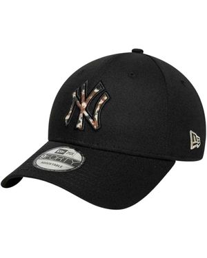 KTZ Accessoires ,Zwart ,Katoen Faux Pony Infill 9Forty