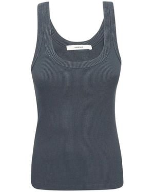 Haikure Sleeveless Tops - Blue