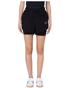 adidas By Stella McCartney Lasercut Laufshorts Modernes Design - Blau