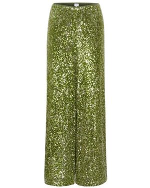 Saint Tropez Wide Trousers - Green