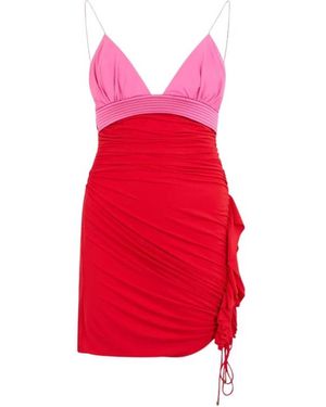 Roberto Cavalli Mini Jurk - Rood