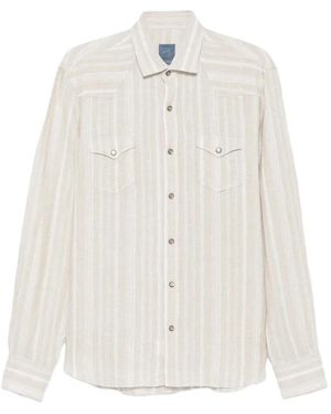 Barba Napoli Casual Shirts - White