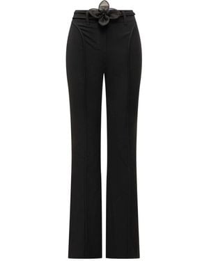 ROTATE BIRGER CHRISTENSEN Wide Trousers - Negro