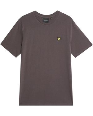 Lyle & Scott Ss T-Shirts Plain T-Shirt - Grijs
