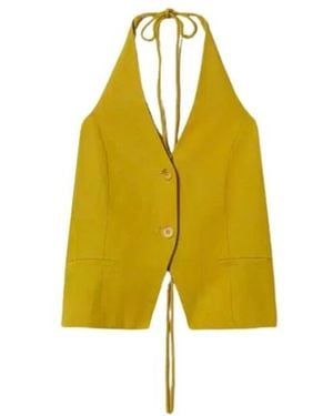 Twinset Waistcoats - Yellow