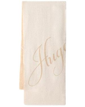HUGO Accessoires ,Wol Byanca Sjaal - Naturel