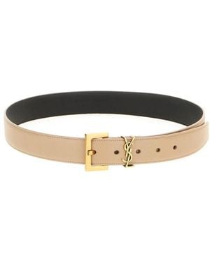 Saint Laurent Belts - Naturel