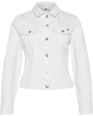 Tommy Hilfiger Denim Jackets - White