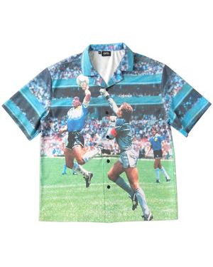 DOLLY NOIRE Short Sleeve Shirts - Blau