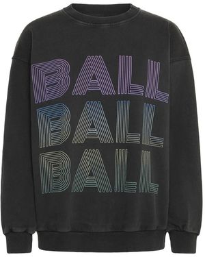 Ball Schwarzer sweatshirt mit coolem logo
