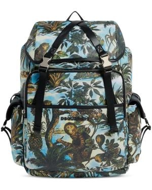 DSquared² Monkey Business Rucksack - Grün