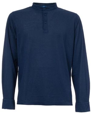 KIRED Long Sleeve T-Shirts - Blue
