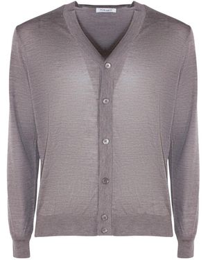 Kangra Cardigan Aus Reiner Schurwolle - Grau