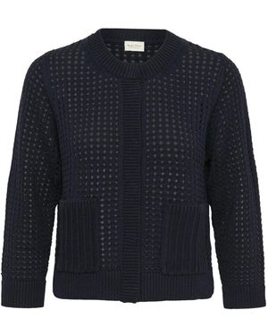 Part Two Elmie Cardigan - Blauw