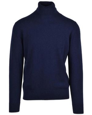 Eleventy Maglia Dolcevita - Blau