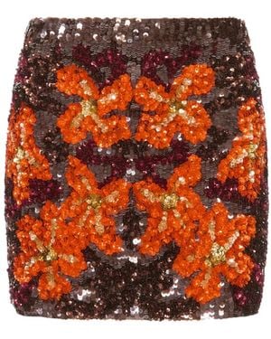 P.A.R.O.S.H. Galaxy Mini Rok - Oranje