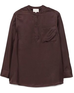 Loulou de Saison Overhemden ,Bruin ,Choco Blouse