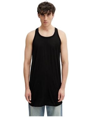 Rick Owens Tops ,Zwart ,Katoen Loose Tank