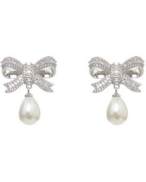 Self-Portrait Earrings - Blanco