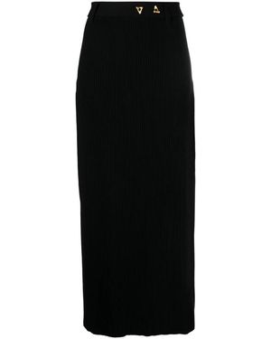 Aeron Midi Skirts - Negro
