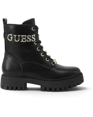 Guess Schnürstiefel - Schwarz