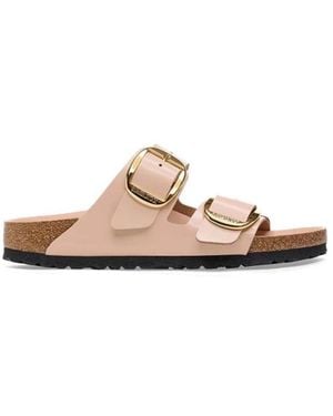 Birkenstock Schoenen ,Roze ,Leer Arizona Big Buckle Regular Fit