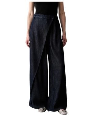 KARL LAGERFELD Wide Jeans - Zwart