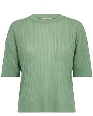 Mos Mosh Round-Neck Knitwear - Verde