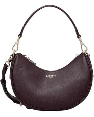 Lacoste Kleine Champs-Élysées Halbmond-Tasche - Lila