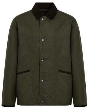 Barbour Short Liddesdale Wax Jacket - Groen