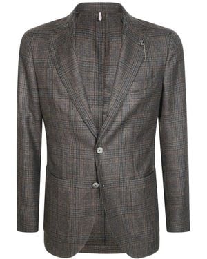 Santaniello Giacca Galles - Grijs