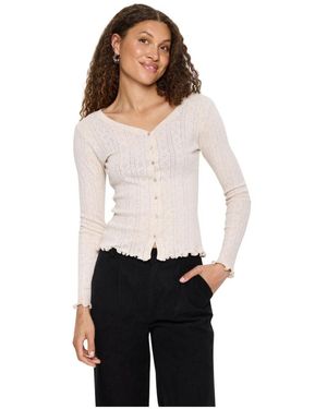 Saint Tropez Truien & Vesten ,Gru Sz Cardigan - Wit