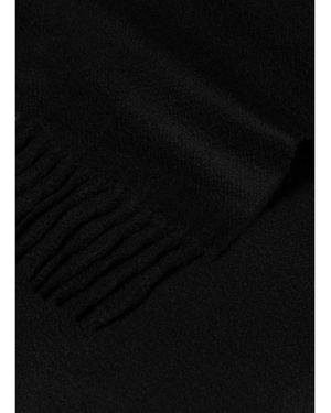Sunspel Cashmere Web-Schal - Schwarz