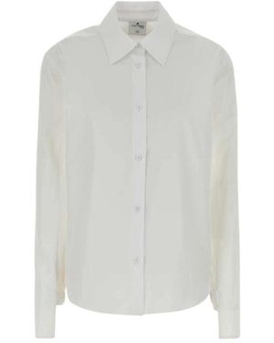 Courreges Poplin Shirt - Wit