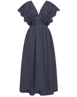 Copenhagen Muse Midi Dresses - Blue