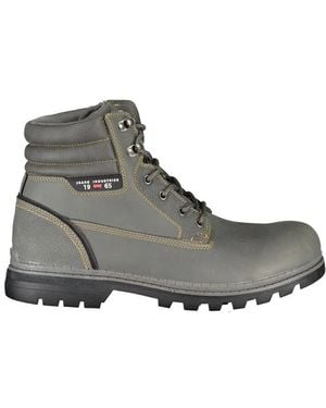 Carrera Lace-Up Boots - Grey
