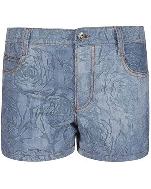 Ermanno Scervino Denim Shorts - Azul