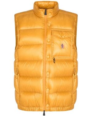 Moncler Waistcoats - Orange