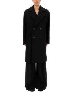 Dries Van Noten Double-Breasted Coats - Negro