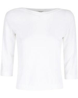Roberto Collina Long Sleeve Tops - White