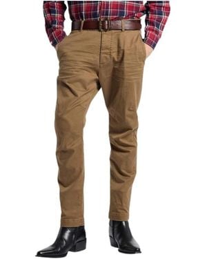 DSquared² Chino-Hose Mit Knopfverschluss - Natur