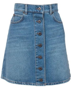 Weekend by Maxmara Denim Skirts - Azul