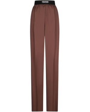 Tom Ford Straight Pants - Brown
