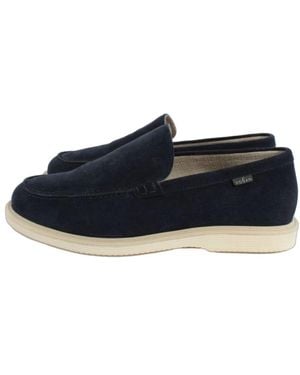 Hogan Graue Herren Mokassin Schuhe - Blau