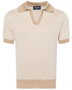 Drumohr Polo Shirts - Natural